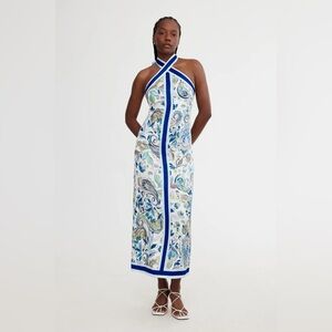 Significant other Polly midi dress in watercolor paisley